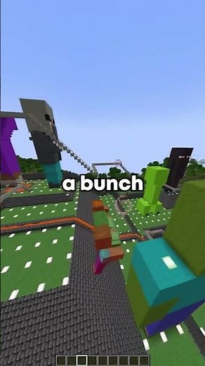 Recreating giant versions of mobs #Minecraft