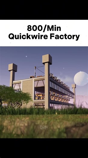 Dosty | Simple Quickwire Factory goes Hard #satisfactory #gaming #gamer #foryou #reels | Instagram