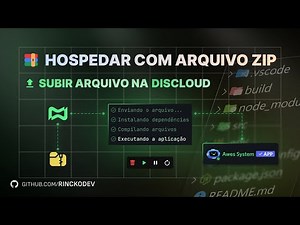 Como hospedar com arquivo zip na discloud - Hospedar bot/site/api gratuitamente