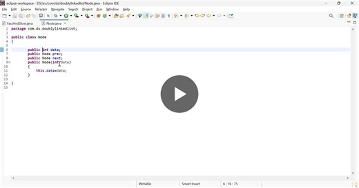 Mastering Fast Slow Pointer Technique for Linked Lists | G JAGADEESH posted on the topic | LinkedIn