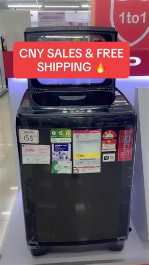 Sharp 17kg Fully Auto Inverter Washing Machine SHP-ESW17SM