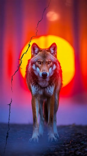 Only 25 Left?! The Red Wolf Mystery” #facts #animalfacts #animals #animalknowledge #wildlife