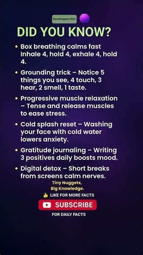 6 Fast Stress Relief Hacks That Actually Work! 🧘‍♀️✨