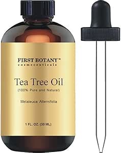 First Botany, 100% Pure Australian Tea Tree Essential Oil with high conc. of Terpinen - A Known Solution to Help in Fighting Acne, Toenail Issues, Dandruff. (1 fl oz)