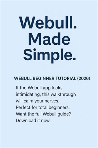 Webull Beginner Tutorial (2026)