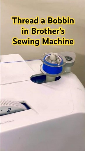 How to thread a bobbin | Brother’s Sewing Machine | Sewing Tutorial for Beginner #seweasy #simplesew