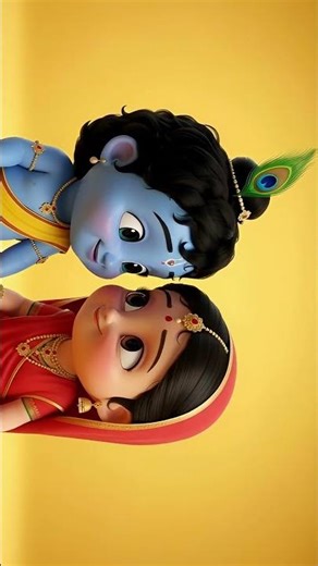 Baby Radha Krishna – Eternal Love | Cute Devotional Animation