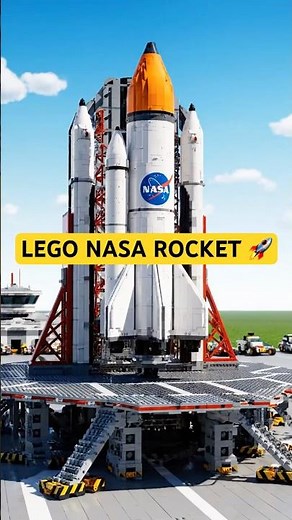 EGO NASA Rocket Launch – Miniature Blast-Off Into Space! 🧱🔥