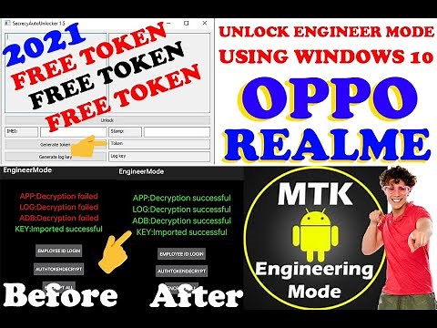 How to Unlock Engineer Mode on OPPO & REALME for FREE TOKEN using "OPPO UNLOCKER" on Windows 10