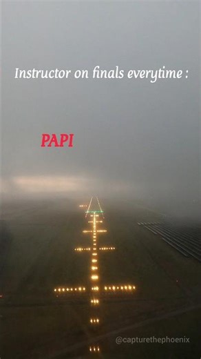 PAPI - Precision Approach Path Indicator. #landing #edinburgh #runway #clouds #rain
