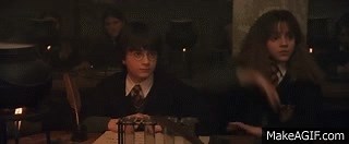 Hermione Hand Raise on Make a GIF