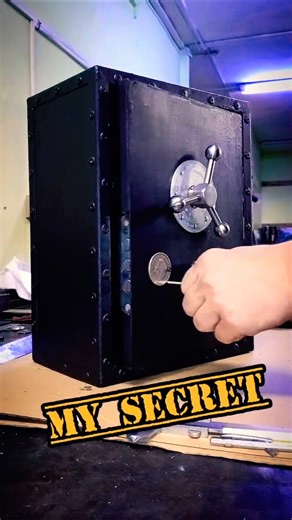 Can You Break Into This? 🛠️ My Secret Tool Safe #shorts #diy #tools #security #metalcraft #shorts