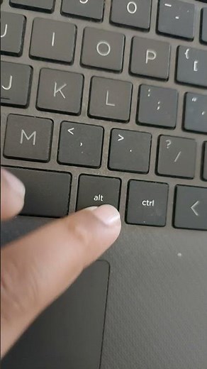 How to press the ALT key on ur laptop keyboard