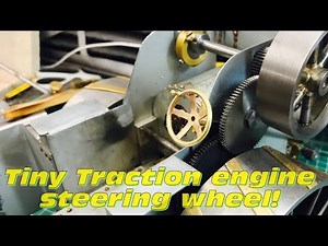 Model Steam engine steering wheel traction engine live steam