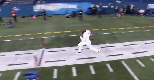 Watch: Jerry Rice runs the 40-yard dash at NFL Combine