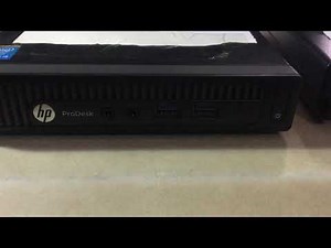 Watch the HP ProDesk 600 G1 boots under 10 seconds