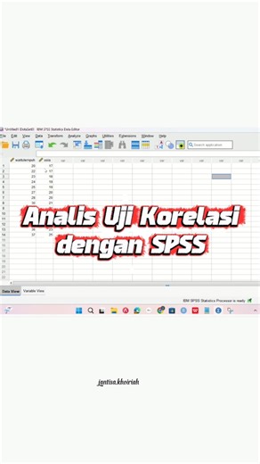 Uji Korelasi dengan SPSS: Cara Mengetahui Hubungan Antar Variabel dengan Mudah! #spss #korelasi