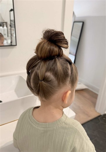 Easy Bun Hairstyle for 2-Year-Olds — Simple Baby Hair Tutorial