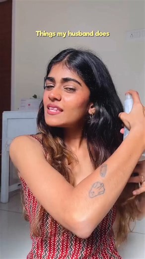 She is saying that her husband apologizes to her even if it's her mistake.He doesn't care about his income, but she spends his money whenever she wants.Toxic girls like her want to treat their husbands like slaves.What happened to equality, and what does she do for him?