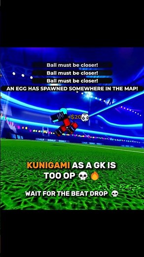 Kunigami as GK is UNSTOPPABLE 💀🔥#bluelockrivals #bluelock #robloxshorts #roblox #donlorenzo