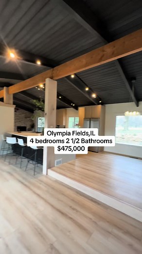 Beautiful renovated 4 bedroom 2 1/2 Bathroom home in the south suburbs. About 30 minutes from downtown Chicago. This oasis looks like a page out of a magazine. Double doors into the foyer with incredible slatted wood ceilings and beams with the dark paint making the open space pop. Waterfall countertops, fireplace,pool, and a large backyard. Your oasis awaits you. Asking price $475,000 Listed by Vicki Stevenson exp realty Ready to buy? Don’t know where to start? Schedule a free consultation. Com