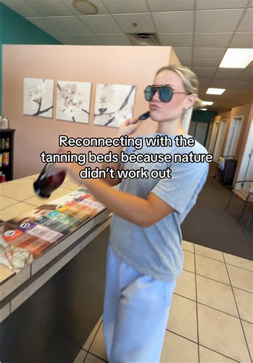 Getting Our Tan On Despite the Clouds