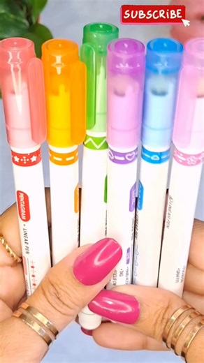 Best Meesho Stationery Find under ₹90 😍 ​Viral Color Pens #shorts #ytshorts #stationery #meesho