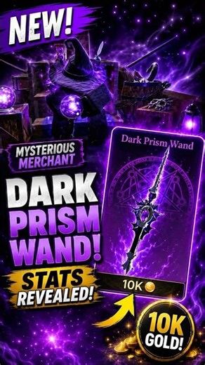 Buying the NEW Dark Prism Wand in Wizard Alchemy!