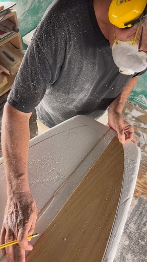 Timpone Hawaii Surfboards | JT outlining a customer’s board today. He’s got a deep archive of templates from over the years, building different boards. One of his... | Instagram