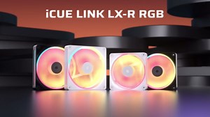 CORSAIR iCUE Link LX120-R RGB 120mm PWM Reverse Fan – Single Fan – Low-Noise, Magnetic Dome Bearing, Dual Light Loops, CORSAIR QuikTurn Screws, Zero RPM Mode – Black