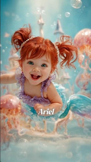 Disney Princesses Reimagined as Babies #cute #baby #disney #princess