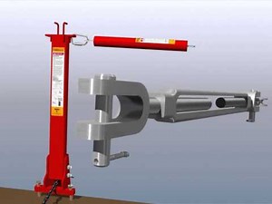 Spider's Temporary Horizontal Lifeline SpiderLine Safety Equipment Animation