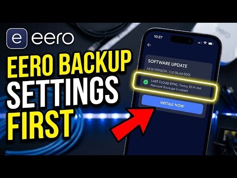 How to backup Eero router settings before firmware updates - Complete Guide