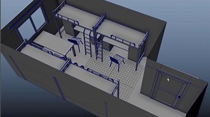 Maya操作基础-宿舍建模