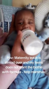 Maternity leave is almost over 😭 my twins does not want to drink formula Help mammas #maternityleave #twinmom | Twin pregnancy