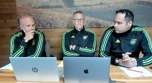 Pre Match Press Conference ahead of Qatar vs Jamaica International Friendly 💻 Watch the full Interview on JFFLive YouTube, link in bio . #ReggaeBoyz #InternationalFriendlies #JFF_Football | Jamaica Football Federation ( J.F.F )