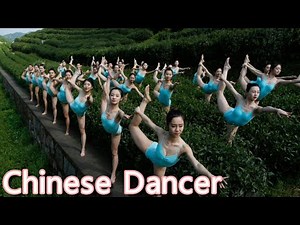 バレエ女子 左右開脚で股関節ストレッチ Ballet Flexibility Training#Chinese Dancer