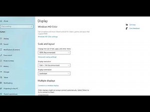 Windows 10 Display Settings | Adjust Screen & Resolution Easily