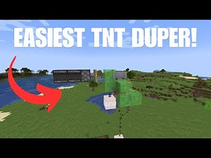 How To Build A *SUPER SIMPLE* TNT Duper in Minecraft!