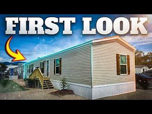 NEW BUILDER! FULLY LOADED single wide mobile home you GOTTA SEE! Prefab House Tour