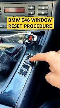 BMW E46 Window Not Working? Try This Reset First (Before You Spend a Penny!) #bmwe46 #bmw #e46m3