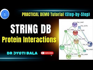 How to Use STRING DB for Protein Interactions | Practical Tutorial (Step-by-Step) #bioinformatics