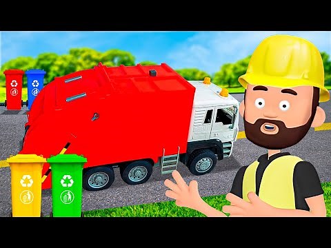 Toy Garbage Truck For Kids | Learn How Garbage Trucks Work