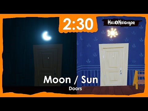 NNT 2 - Hello Neighbor Sun-Moon Door (How to)