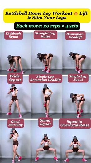 Kettlebell Workout Collection—No Repeats for 6 Months! Best for Women #abs #exercise #sports