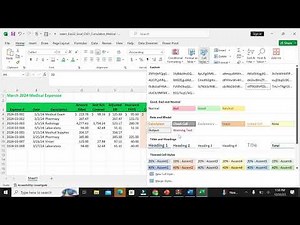 Exp22_Excel_Ch01_Cumulative_Medical | Excel Chapter 1 Cumulative - Medical Expenses_Mylab_Excel