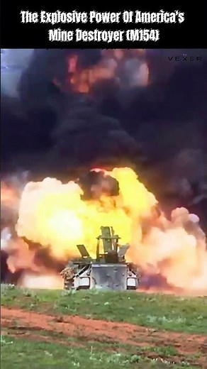 The Explosive Power Of America's Mine Destroyer (M154)#military