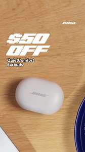 This is your sign to shop holiday deals now! Get up to $50 off QuietComfort Earbuds while the sale is on. | Bose