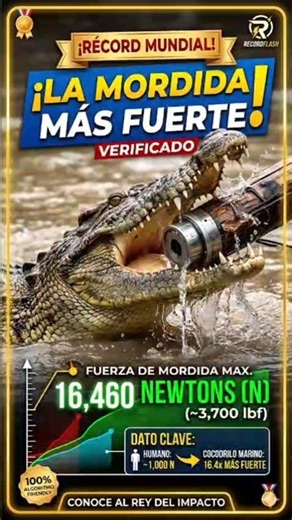 LA MORDIDA MÁS FUERTE DEL PLANETATHE MOST POWERFUL BITE ON EARTH