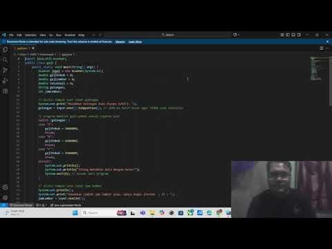 Program Java Sederhana (Tugas 2 Algoritma dan Pemrograman)